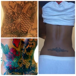 Alex!  One more trip (just  the koi) and I am donezos.  Very happy.  Tramp stamp is gone already!!!