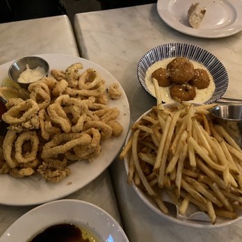 Doppio Zero Concord Veranda - Fried Calamari and Shrimp, Truffle French Fries, and Croquette - Italian Near Me - Concord, California