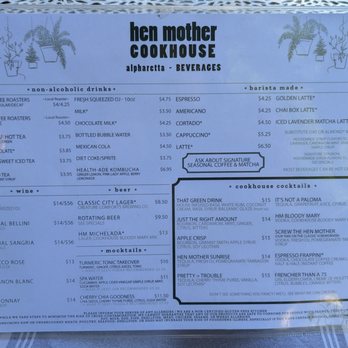 Hen Mother Cookhouse - Menu - Breakfast & Brunch Near Me - Alpharetta, Georgia Hen Mother Cookhouse - Menu - Breakfast & Brunch Near Me - Alpharetta, Georgia