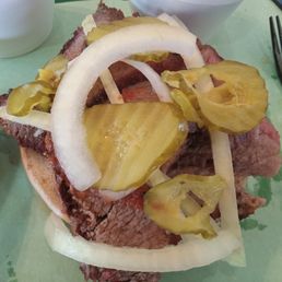 My Sliced Brisket Sandwich with Add-Ons - My Sliced Brisket Sandwich with Add-Ons -