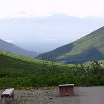 Independence Mine State Historical Park - Same vista but different view with cloud changes. - Parks Near Me