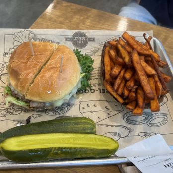 The Melt - SWEET POTATO FRIES Pickles SPICY MISSION MELTBURGER - Burgers Near Me - Oakland, California The Melt - SWEET POTATO FRIES Pickles SPICY MISSION MELTBURGER - Burgers Near Me - Oakland, California