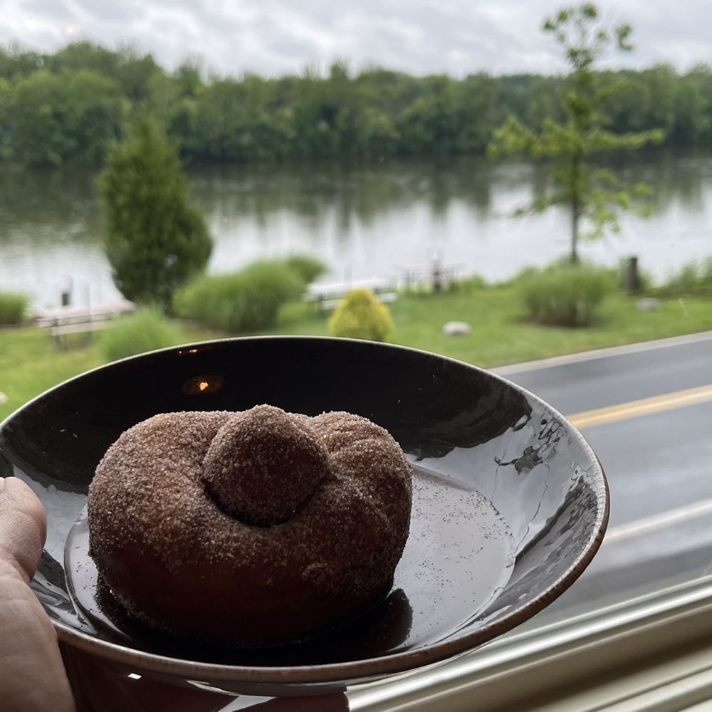 Charcoal - Famous donut - New American Near Me - Yardley, Pennsylvania Charcoal - Famous donut - New American Near Me - Yardley, Pennsylvania
