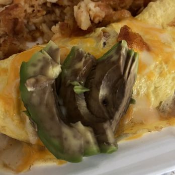Dinos Hamburgers - Dino's avocado omelette with a rotten avocado given to me! - Burgers Near Me - Hawthorne, California Dinos Hamburgers - Dino's avocado omelette with a rotten avocado given to me! - Burgers Near Me - Hawthorne, California