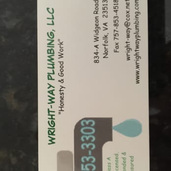 Wright-Way Plumbing - This should be your first call! - Plumbing Near Me - Norfolk, Virginia Wright-Way Plumbing - This should be your first call! - Plumbing Near Me - Norfolk, Virginia