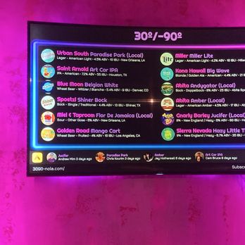 30/90 NOLA - Beer Menu - Bars Near Me - New Orleans, Louisiana