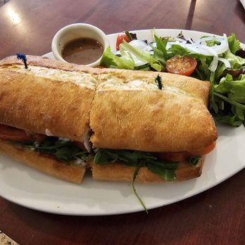Cafe Los Feliz - Rosemary Chicken sandwich! That garlic aoili smacks! - Coffee & Tea Near Me - Los Angeles, California