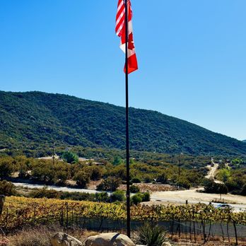 Hawk Watch Winery - a flag on a pole - Wineries Near Me - Warner Springs, California