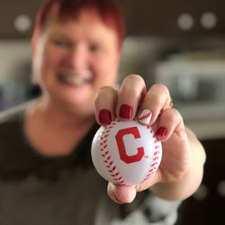 Stella & Shay Beauty Bar - Baseball nails by Jeniece on my mom.