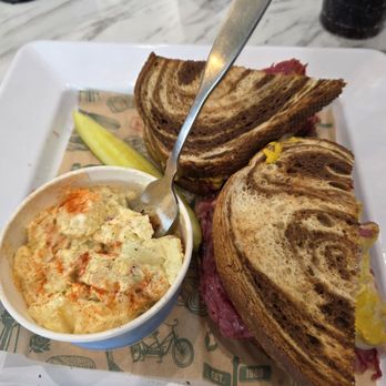 McAlister's Deli - The New Yorker with a side of Potato salad. - Salad Near Me - Jackson, Michigan