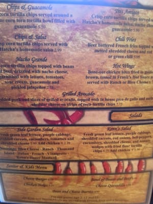 Menu photo 3 Hatcha's Grill Mora, NM