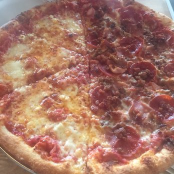 Major Tomato - 14 inch half cheese and half meat-pocolypse - Pizza Near Me - Allen Park, Michigan Major Tomato - 14 inch half cheese and half meat-pocolypse - Pizza Near Me - Allen Park, Michigan