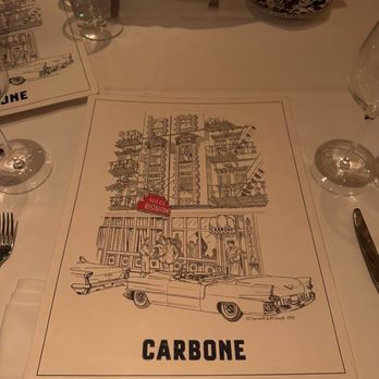 Carbone - Menu cover - Italian Near Me - Las Vegas, Nevada Carbone - Menu cover - Italian Near Me - Las Vegas, Nevada