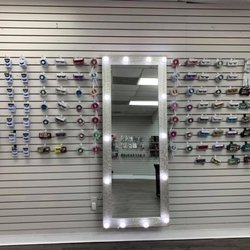 Beauty Crush - Our lash wall, holding hundreds of lashes.