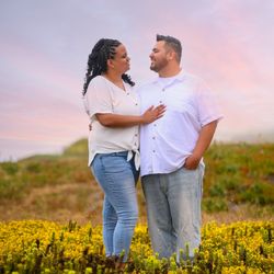 Adam J Clark Photography - Engagement shot. Look at the sky! It was a grey day.