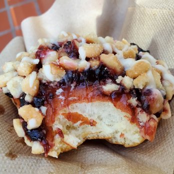 Krispy Kreme - Pick of the Patch blueberry flavor - Donuts Near Me - Los Angeles, California