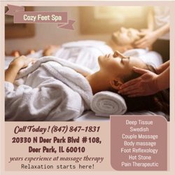 Cozy Feet Spa - What better way to give that gift than share that gift in our inviting Couples Massage Rooms...
