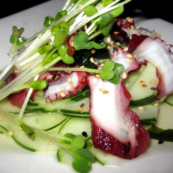 Minato Sushi Bar - Tako Su (octopus and cucumber with vinegar sauce) - Japanese Near Me - Baltimore, Maryland