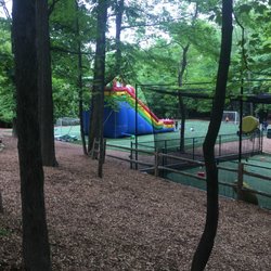Ramapo Country Day Camp - Big slide for spring training