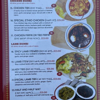 Lalibela Cuisine - Menu - October 2022 - Ethiopian Near Me - Toronto, Ontario Lalibela Cuisine - Menu - October 2022 - Ethiopian Near Me - Toronto, Ontario