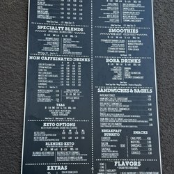 Java Hut - Menu