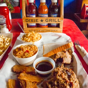 Dixie Grill - A LIL BIT OF EVERYTHING WHEN UR SUPER HUNGRY w/Pulled Pork, Beef Brisket, Pork Belly, Creole Rice, Mac & Cheese,and slice bread. - Southern Near Me - Aiea, Hawaii