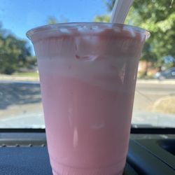 Bops - Strawberry lemonade Italian ice & custard