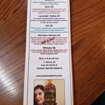 Hollow Spirits Distillery - Beer, Wine & Spirits Near Me - Albuquerque, New Mexico