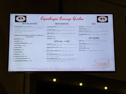 Menu photo 3 Copenhagen Sausage Garden Solvang, CA Menu photo 3 Copenhagen Sausage Garden Solvang, CA