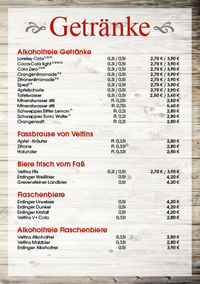 Menu photo 2 Loreley Original Panorama Terrasse St. Goarshausen, RP