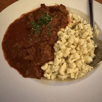 Leopold's - Hungarian Paprika Beef Goulash - German Near Me - San Francisco, California Leopold's - Hungarian Paprika Beef Goulash - German Near Me - San Francisco, California