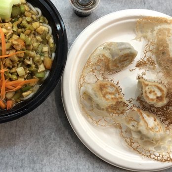 Silky Kitchen - 酸辣米粉+素饺子 - Chinese Near Me - New York, New York Silky Kitchen - 酸辣米粉+素饺子 - Chinese Near Me - New York, New York