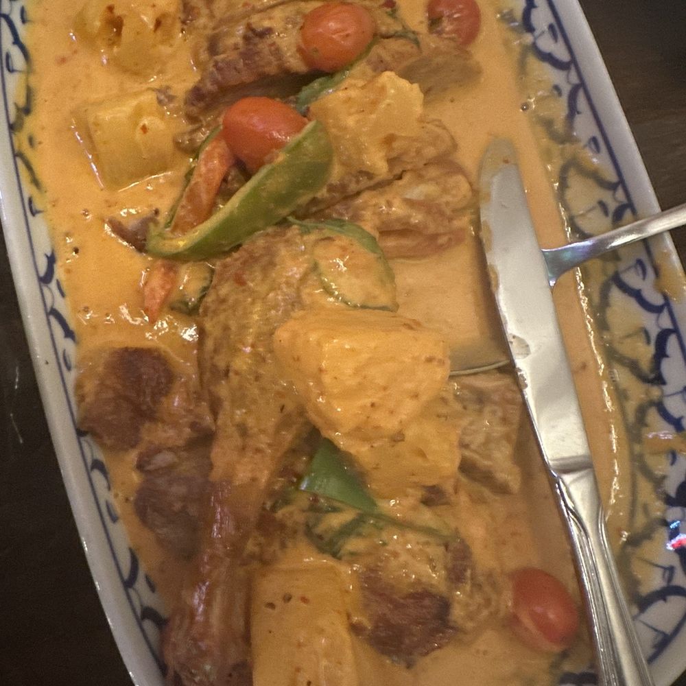 Eggplants Thai Cuisine - Roasted Duck Curry - Thai Near Me - Temecula, California Eggplants Thai Cuisine - Roasted Duck Curry - Thai Near Me - Temecula, California