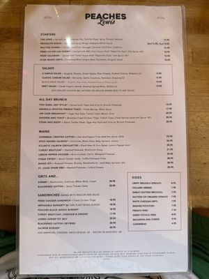 Menu photo 6 Peaches Brooklyn, NY