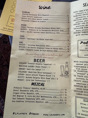 Menu photo 4 La Lucha Houston, TX