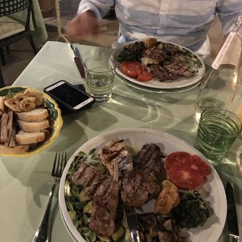 Da Paolino - A risky choice but great decision..."mixed meats plate" included steak, lamb, pork and sausage - Italian Near Me - Capri, NA