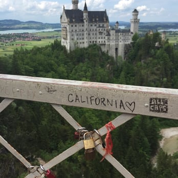 Schloss Neuschwanstein - On the Marienbrücke bridge, the schloss in the distance. - Landmarks & Historical Buildings Near Me - Schwangau, BY