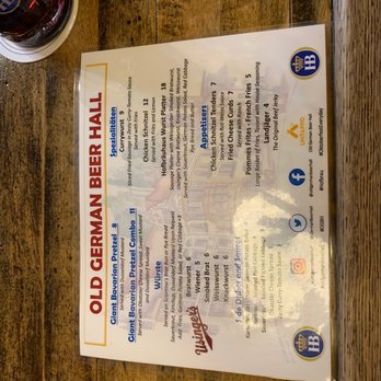 Old German Beer Hall - Food Menu - Pubs Near Me - Milwaukee, Wisconsin Old German Beer Hall - Food Menu - Pubs Near Me - Milwaukee, Wisconsin