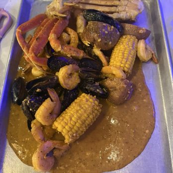 Craving Crab Haus - 1 pound snow crab 1 pound peeled shrimp 1 pound mussels - Cajun/Creole Near Me - Riverside, California Craving Crab Haus - 1 pound snow crab 1 pound peeled shrimp 1 pound mussels - Cajun/Creole Near Me - Riverside, California