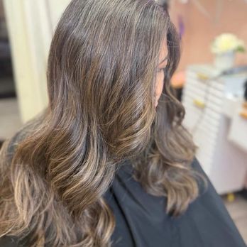 Hair by Mylene - Mushroom brown balayage - Hair Stylists Near Me - Walnut Creek, California Hair by Mylene - Mushroom brown balayage - Hair Stylists Near Me - Walnut Creek, California