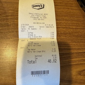 Denny's - Diners Near Me - Pittsburgh, Pennsylvania Denny's - Diners Near Me - Pittsburgh, Pennsylvania