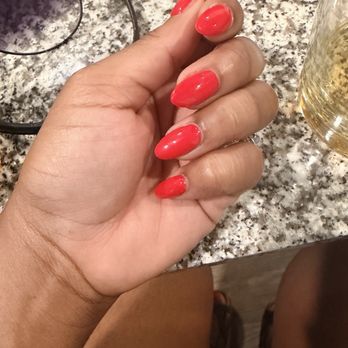 Lamia Nail Lounge - Todays red nails - Nail Salons Near Me - Bastrop, Texas