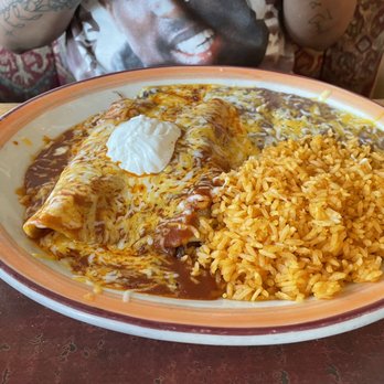 The Whole Enchilada - Carnitas enchilada.. omg delicious! - Mexican Near Me - Placentia, California The Whole Enchilada - Carnitas enchilada.. omg delicious! - Mexican Near Me - Placentia, California