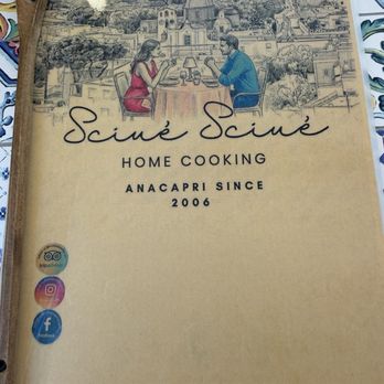 Sciue Sciue - Menu April 18 2026 - Anacapri, NA Sciue Sciue - Menu April 18 2026 - Anacapri, NA