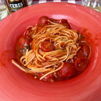 BAR Buffet Borsa - Spaghetti, tomato, and tomato sauce. - Bars Near Me - Trieste, TS