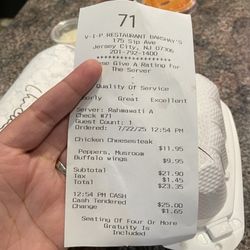 Barshay’s Original Steak N’ Take Steak Sauce - My receipt. For blah food.