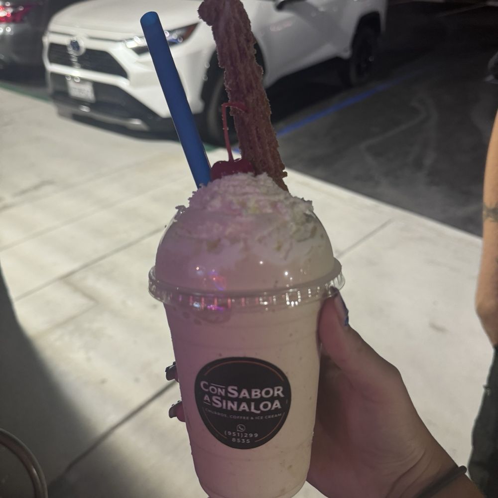 Con Sabor A Sinaloa - Horchata and salt caramel Milkshake - Desserts Near Me - Riverside, California Con Sabor A Sinaloa - Horchata and salt caramel Milkshake - Desserts Near Me - Riverside, California