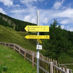 Milderaunalm - Weitere Wege zur Regensburger Hütte und zum "Hühnerspiel"