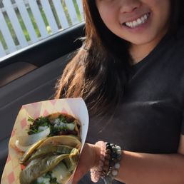 Chicken and al pastor taco