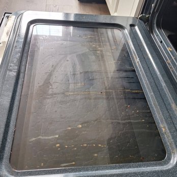 Blue Haven Home Cleaning - Oven interior with baked-on grease that was brown, sticky and couldn't be scrubbed off easily. - Home Cleaning Near Me - Pickerington, Ohio Blue Haven Home Cleaning - Oven interior with baked-on grease that was brown, sticky and couldn't be scrubbed off easily. - Home Cleaning Near Me - Pickerington, Ohio